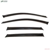 Дефлекторы боковых окон для Jaguar F-Pace (2016-2025) с хромированным молдингом № J20616CR