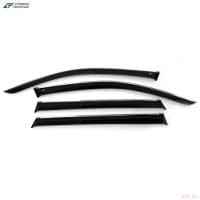 Дефлекторы окон для BMW X5 (2018-2025) (G05) с хромированным молдингом № B25318CR