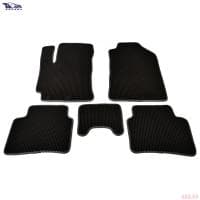 Коврики салона EVA для Hyundai Solaris (2017-2022) с серым кантом № TAS2D-1268.01.04