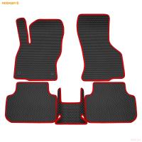 Коврики салона EVA cоты резиновые для Volkswagen Jetta (2020-2025) с красным кантом № 9135010304