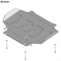 Защита картера и переднего дифференциала для Toyota Land Cruiser Prado 250 (2024-2025) № 32532