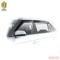 Дефлекторы окон Classic полупрозрачные для Hyundai Creta (2016-2020) № 2010030312200