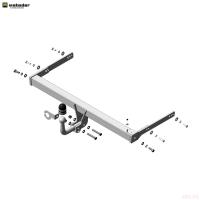 Фаркоп для Audi Q3 (2011-2018) № 92712-A