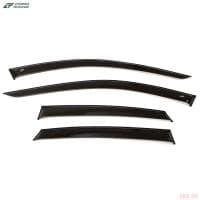 Дефлекторы боковых окон для Audi A6 седан (2018-2025) широкие № AE14718