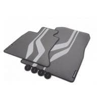 Коврики салона передние текстильные M Performance оригинальные для BMW 5-Серия (F10) седан (2010-2016) № 51472365217