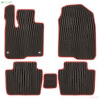 Коврики салона EVA для Honda ZR-V (2023-2025) с красной окантовкой 5 шт. № EVA.R.0501803822110k