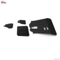 Комплект защиты картера, КПП, топливного бака, адсорбера и редуктора для Kia Seltos (2020-2025) полный привод № K111.02848.1