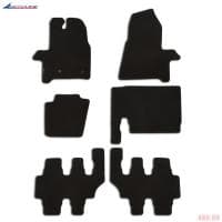 Текстильные коврики в салон Element для Ford Tourneo Custom фургон 8 мест (2013-2023) 3 ряда № NLT.16.42.22.100k