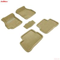 Коврики салона 3D текстильные для Hyundai Accent (2000-2011) бежевые № 84709