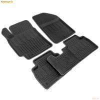 Коврики салона Rezkon 3D Evaplast текстильные для Kia Cerato (2018-2025) № 4521010300