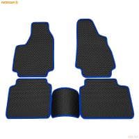 Коврики салона Rezkon EVA резиновые для Lada (ВАЗ) Niva (21213/21214) с синим кантом № 9039035103