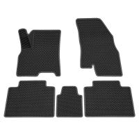 Коврики салона 3D Eva ромб резиновые для Chery Tiggo 4 (2019-2025) c серым кантом № 9211030102