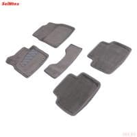 Коврики салона 3D текстильные для Mazda 3 (2019-2025) серые № 94132