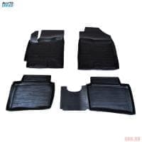 Коврики салона Avtodriver резиновые с бортиком для Kia Rio (2017-2023) № ADRPRO004