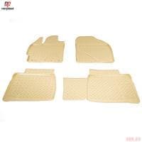 Коврики салона Norplast бежевые для Toyota Prius (2009-2015) № NPL-Po-88-41-B