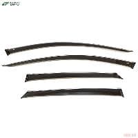 Дефлекторы окон для Kia K5 (2020-2025) с хромированным молдингом № K16220CR