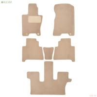 Коврики салона текстильные Premium для Kia Mohave (Borrego) (2020-2024) 6 шт. бежевые № KVR04.025.072.22112kh