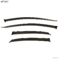 Дефлекторы окон для Kia XCeed (2020-2025) с хромированным молдингом № K16120CR