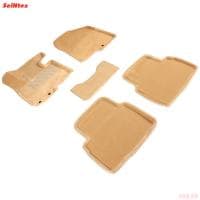 Коврики салона 3D текстильные для Hyundai ix35 (2010-2015) бежевые № 84131