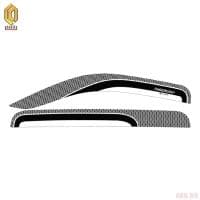 Дефлекторы окон серия "Art" серебро для Nissan Pathfinder (2011-2014) № 2010032710691