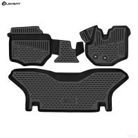 Коврики салона 3D для Toyota HiAce (2010-2019) правый руль, узкая кабина, 2 ряда, 3 шт. № ELEMENT3DA36509210k