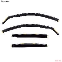 Дефлекторы боковых окон Heko для Mitsubishi L200 (2006-2015) № 23348