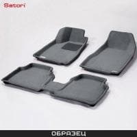 Коврики салона Satori Liner 3D Basic текстильные серые для BMW X3 (E83) (2003-2010) № SI 02-00097
