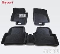 Коврики салона Satori Liner 3D Basic текстильные для Volkswagen Passat B6 (2005-2011) № SI 05-00053