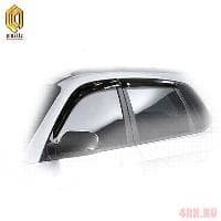 Дефлекторы окон CA Plastic Classic полупрозрачные для Hyundai Tucson (2006-2010) № 2010030302133