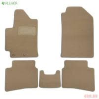 Коврики салона Klever текстильные Premium для Hyundai Creta (2016-2020) 5 шт. бежевые № KLEVER04206022112kh