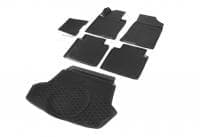 Комплект ковриков салона и багажника для Kia Optima (2016-2020) № K12807001-3