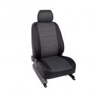 Чехлы "Alvi-Style" для Mitsubishi Lancer 9 (2003-2006) черно-серые № AL-CH67