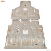 Защита картера и КПП для Audi A6 (2018-2025) 2 части № ALF3045AL