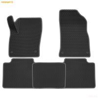 Коврики салона 3D EVA Ромб резиновые для Geely Monjaro (2022-2025) с серым кантом № 9217040102