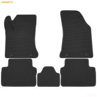 Коврики салона 3D EVA Ромб резиновые для Geely Emgrand 7 (2022-2025) с черным кантом № 9217005201