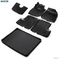 Комплект ковриков салона и багажника для Nissan Terrano 4WD (2017-2022) № K14701007-4