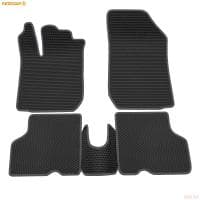 Коврики салона EVA cоты резиновые для Renault Kaptur (2016-2023) с серым кантом № 9129035102