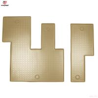 Коврики салона для Hyundai Staria (2021-2025) 3-й, 8 мест, бежевые № NPA00-C31-664-B