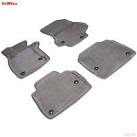 Коврики салона 3D текстильные для Lexus LS500 4WD (2017-2025) серые № 92306