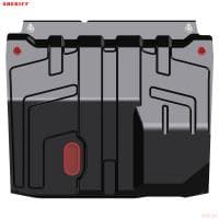 Защита картера и КПП для Lada (ВАЗ) Kalina (Lada 11183) (2011-2013) № 27.2464 V3