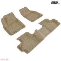 Коврики салона Sotra Liner 3D VIP для Volvo XC90 (2016-2025) бежевые № ST 73-00188