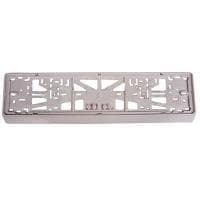 Рамка под номерной знак универсальная белая № VSK-00013871