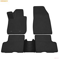 Коврики салона 3D EVA Ромб резиновые для Renault Duster (2021-2025) с черным кантом № 9229005401