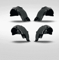 Комплект оригинальных подкрылков с шумоизоляцией для Toyota Land Cruiser Prado 150 (2017-2025) 4 шт. № RW4AN-60140