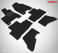 Коврики салона Lux текстильные для Acura MDX (2014-2020) 3 ряда № 86317