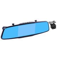 Зеркало с видеорегистратором + антирадар +GPS +выносная камера VIZANT 751 GPS