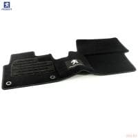 Коврики салона передние текстильные с логотипом оригинальные для Peugeot Traveller (2017-2025) № 1614084480