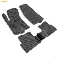 Коврики салона EVA соты резиновые для Chevrolet Aveo T300 (2012-2015) с серым кантом № 9112005202
