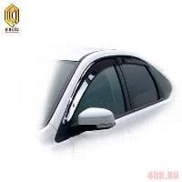 Дефлекторы окон Classic полупрозрачные для Ford Focus 2 седан (2008-2011) № 2010030302720