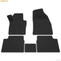 Коврики салона 3D EVA Ромб резиновые для Toyota Corolla (2007-2013) с серым кантом № 9234015102